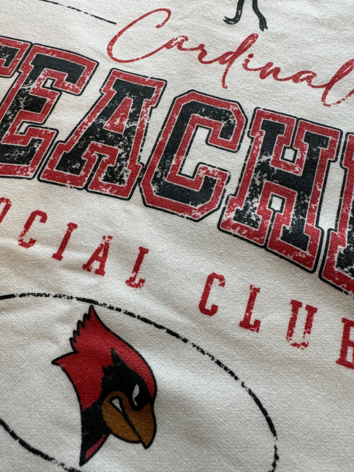 Cardinals Teacher Social Club Crewneck