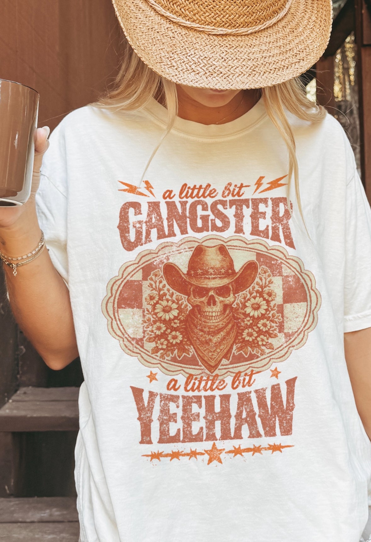 A Little Bit Gangster A Little Bit Yeehaw Tee