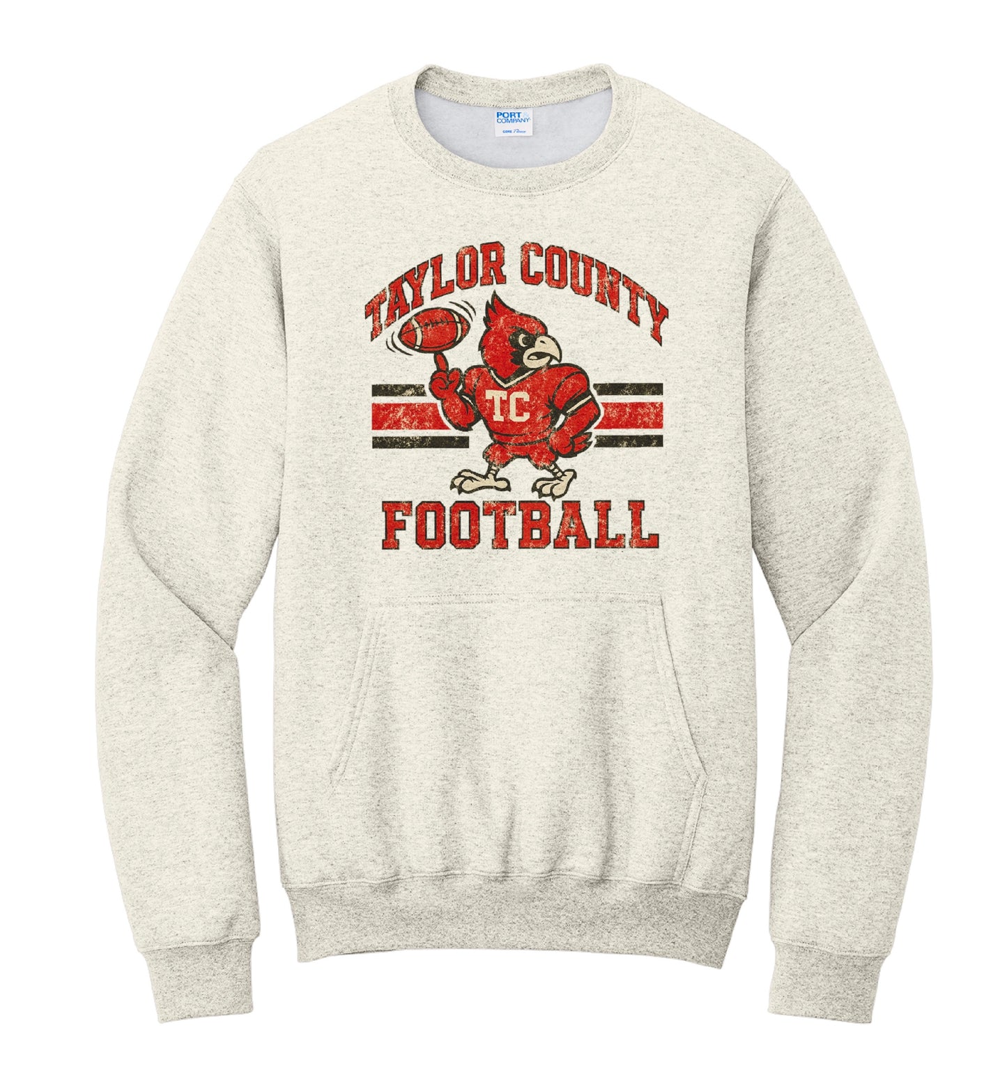 Vintage Taylor County Football Pocket Pullover Sweatshirt