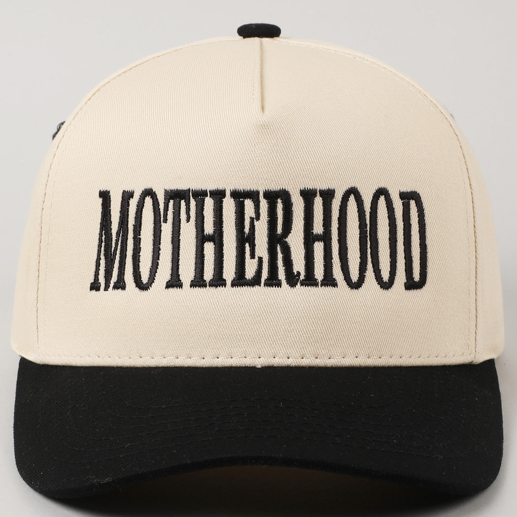 Embroidered Motherhood Trucker Cap