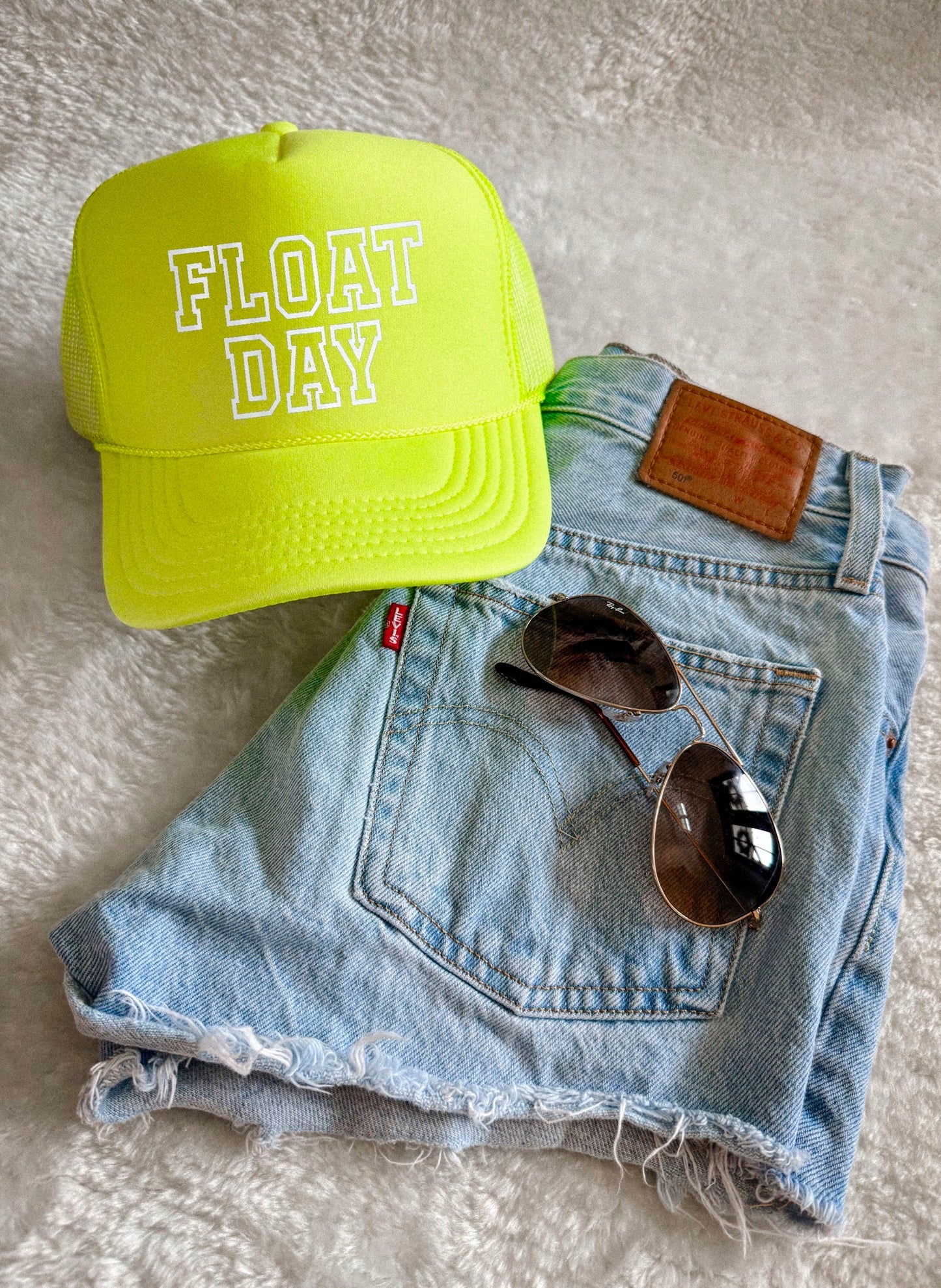 Float Day Neon Trucker Cap
