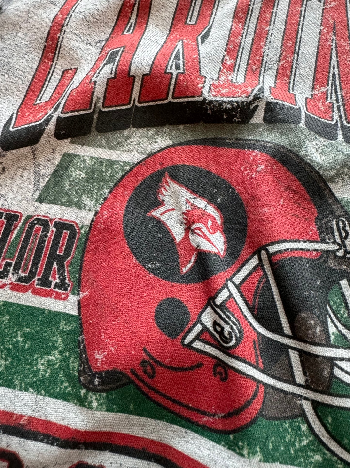 Cardinals Football Colorblast Tee