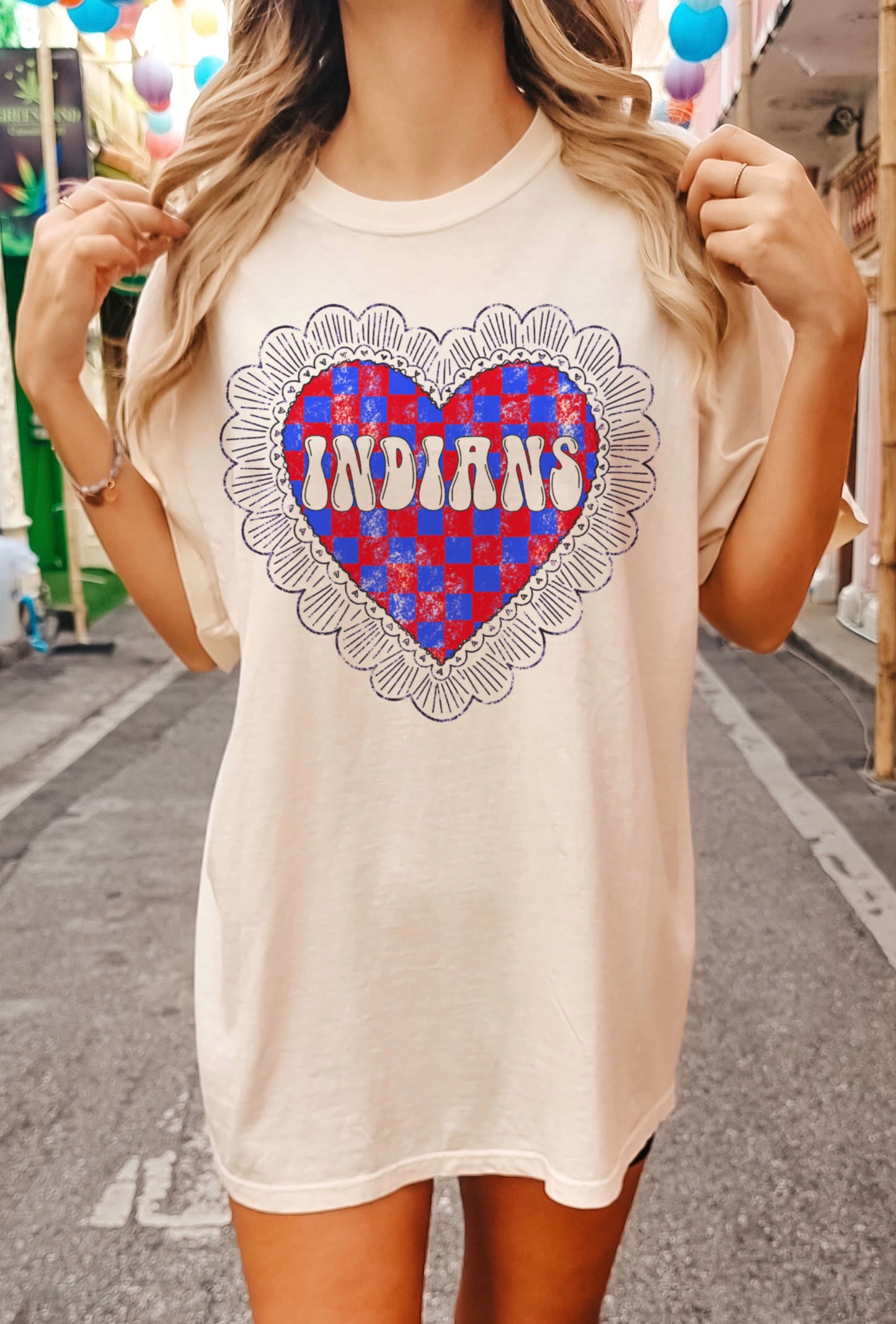 Indians Valentine Tee