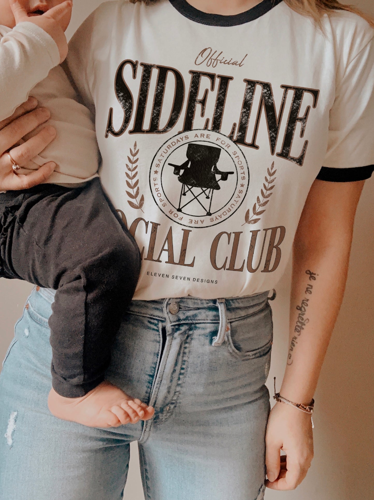 Sideline Social Club Ringer Tee