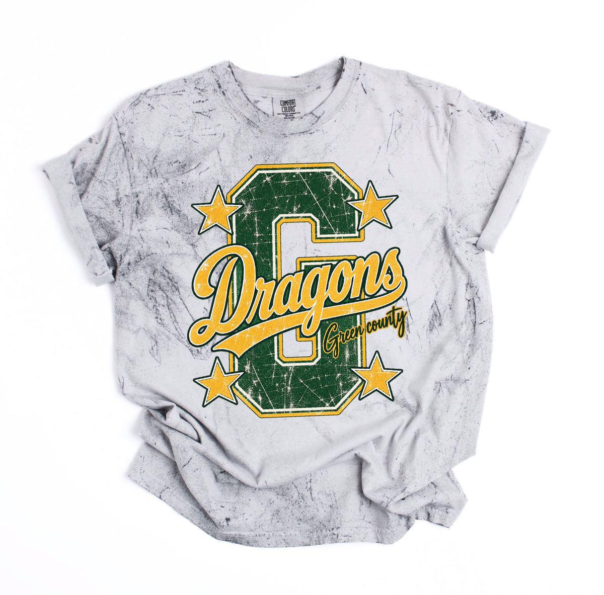 Large Letter Dragons Tee