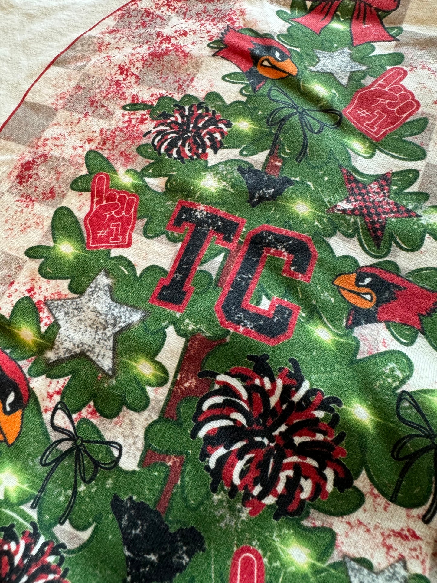 Taylor County Cardinal Christmas Tee