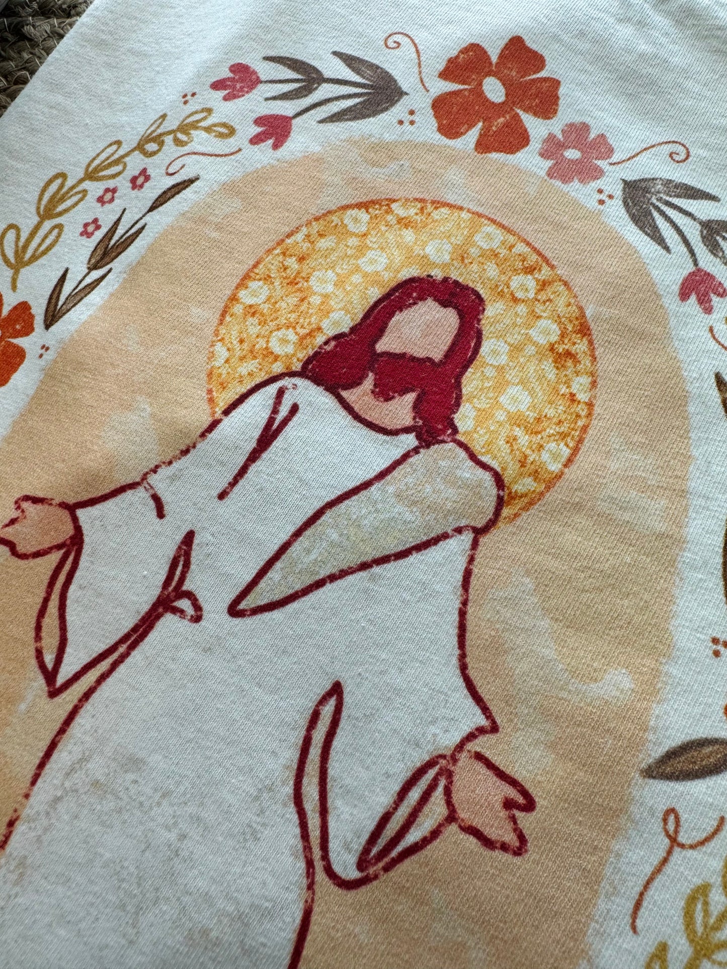 Floral Jesus Tee
