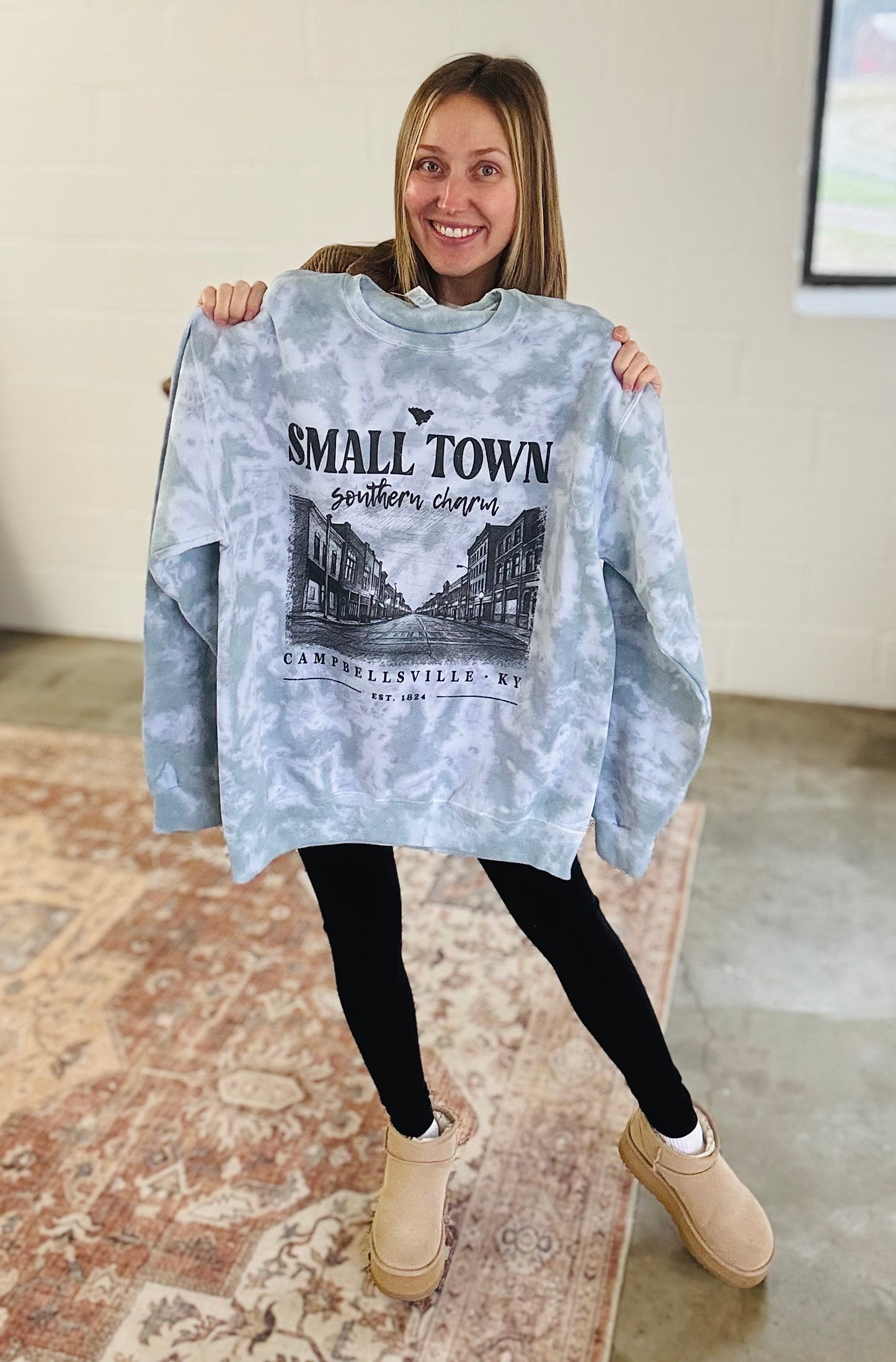 Small Town Southern Charm - Campbellsville Main Street Sweatshirt
