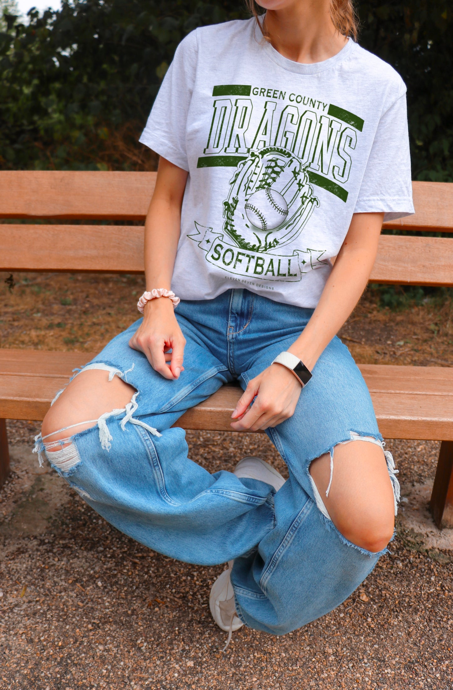 Green County Dragons Softball Tee