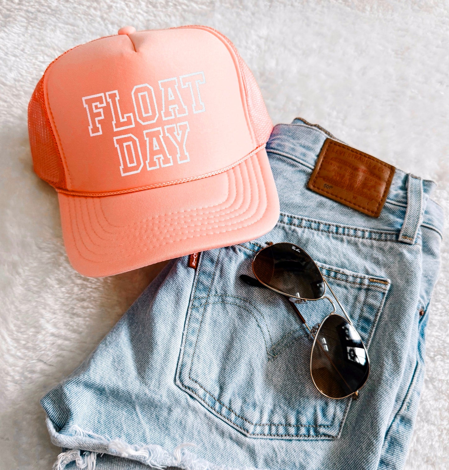 Float Day Neon Trucker Cap