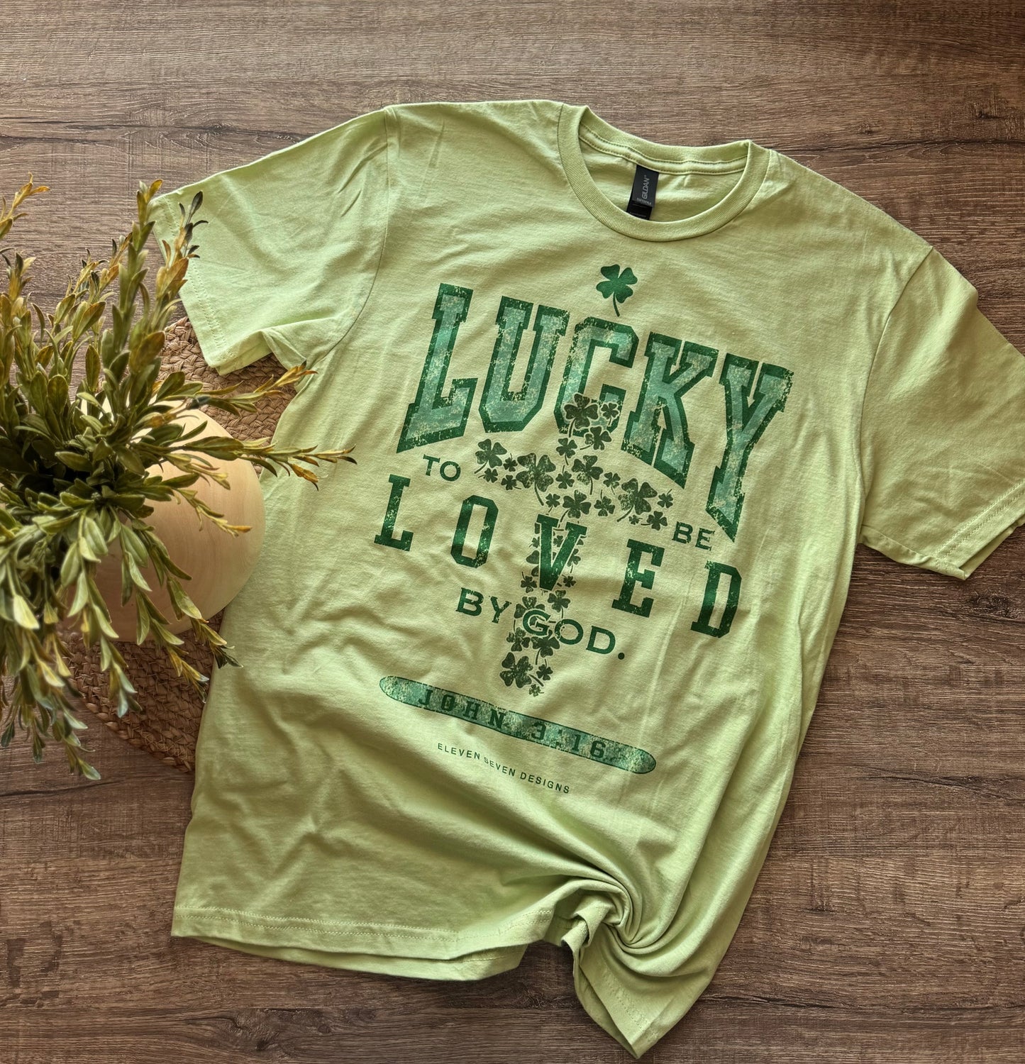 Lucky To Be Loved By God Tee