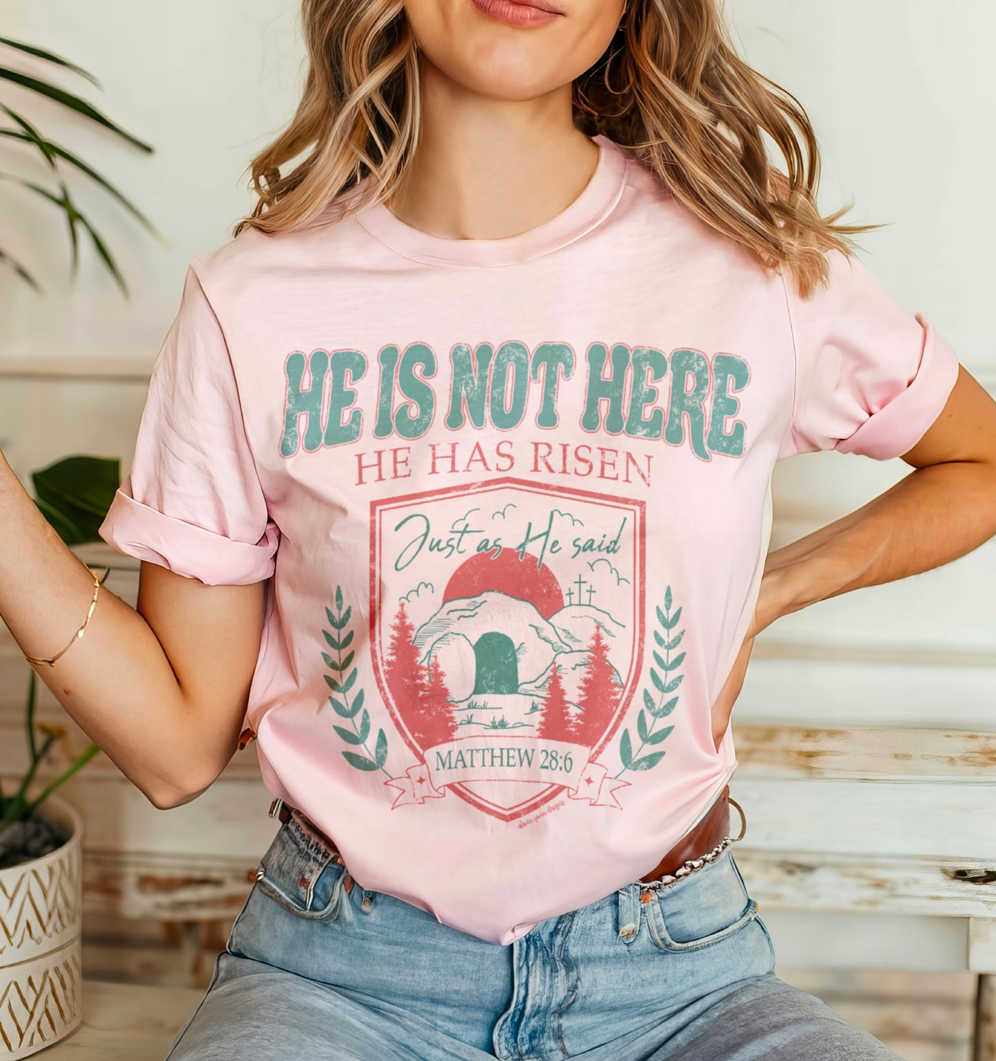 He Has Risen Tee