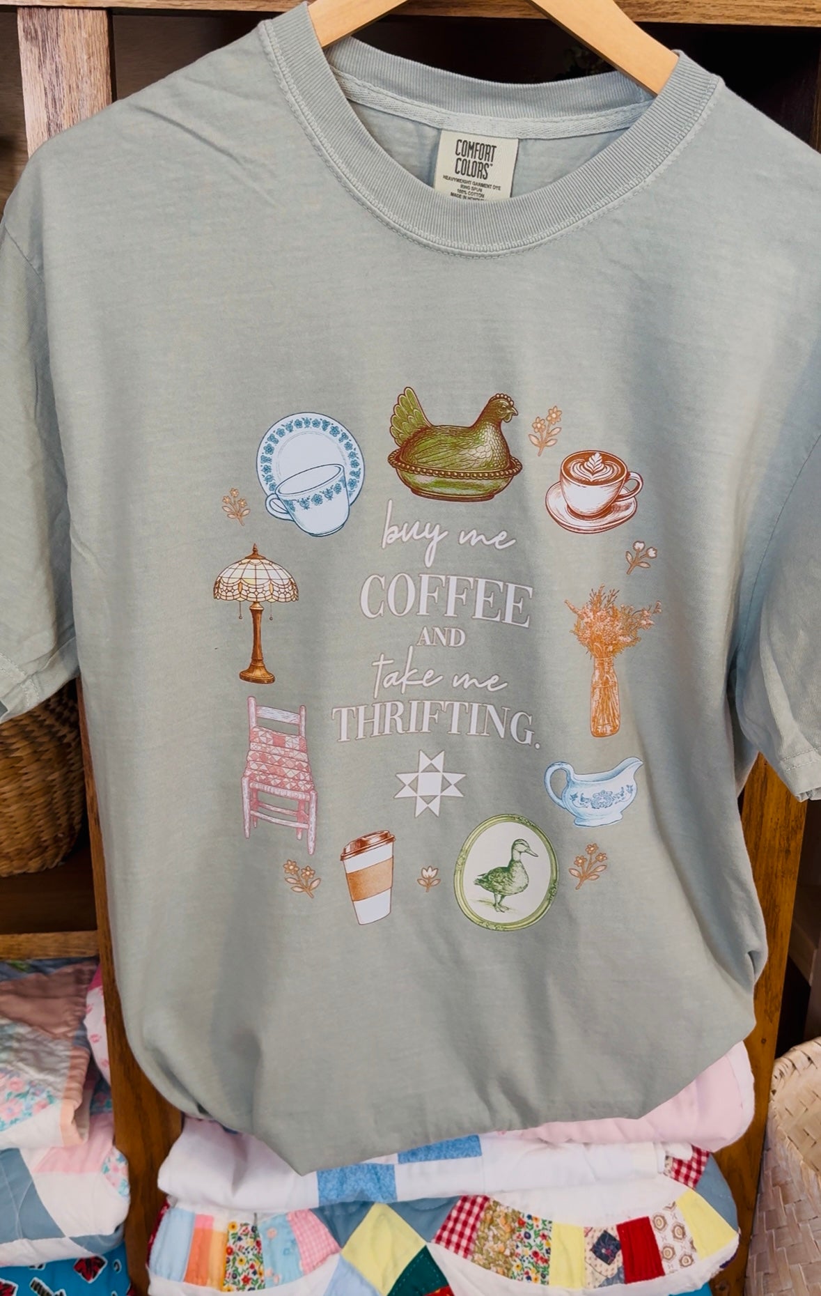 Buy Me Coffee & Take Me Thrifting Tee