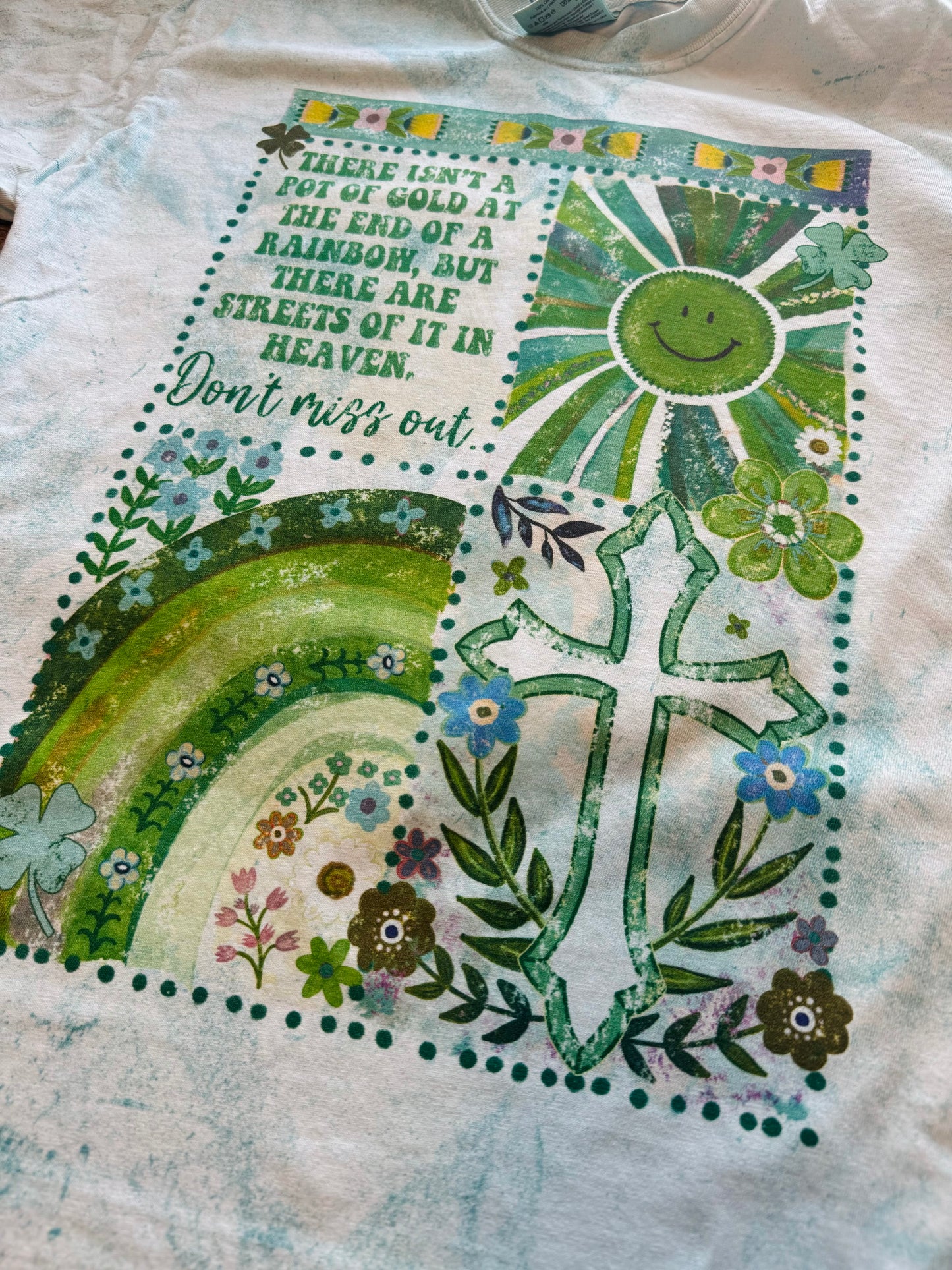 Streets of Gold Green Tee