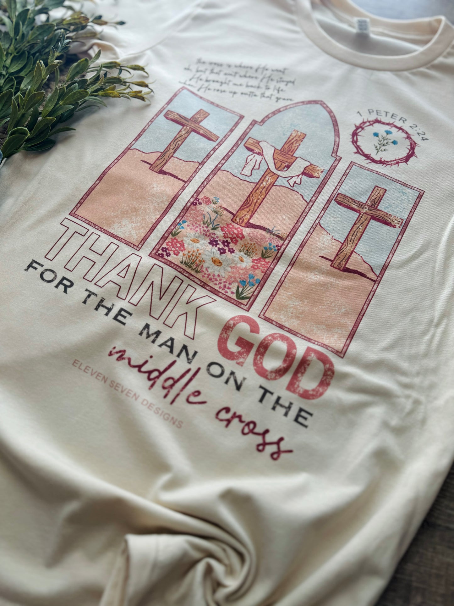 The Middle Cross Tee