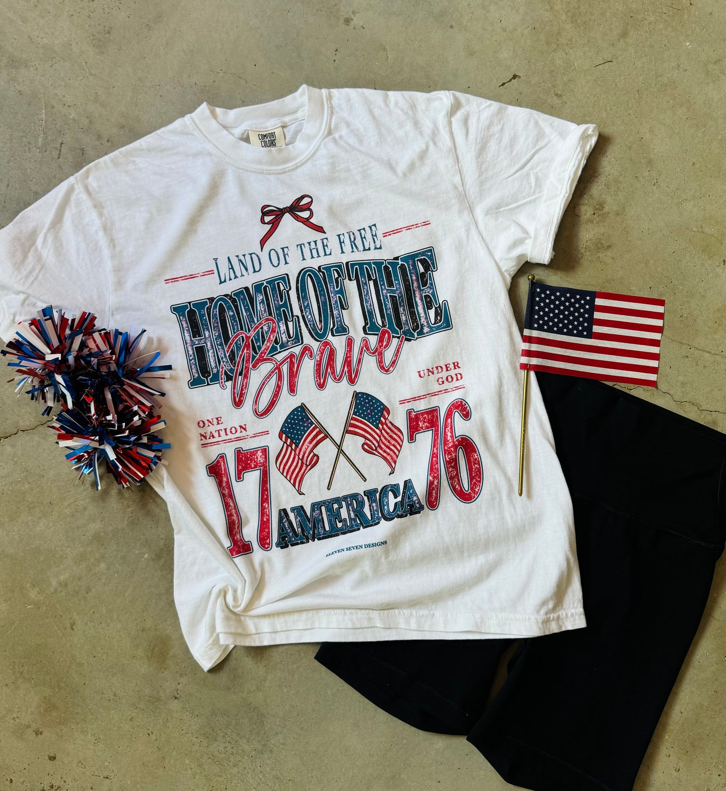 Land of the Free Home of the Brave Tee