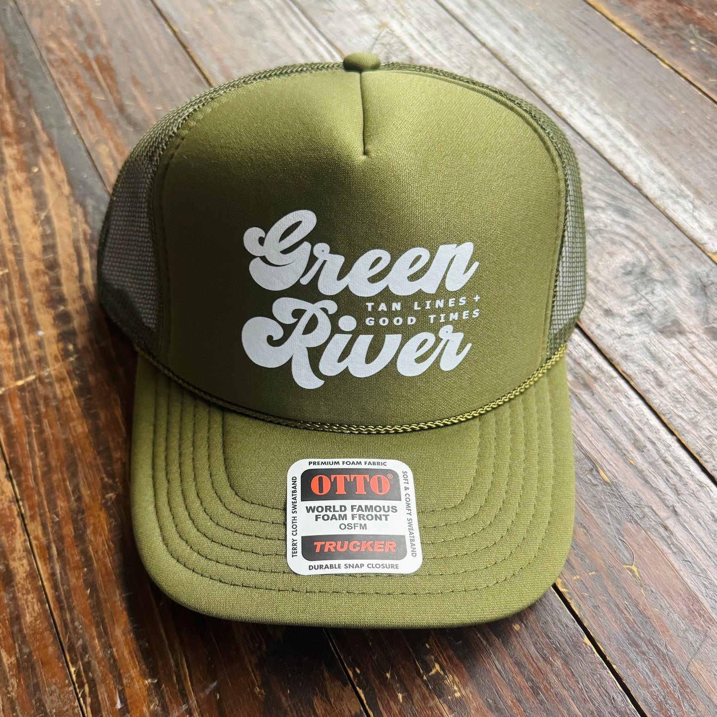 Green River Trucker Cap - Olive
