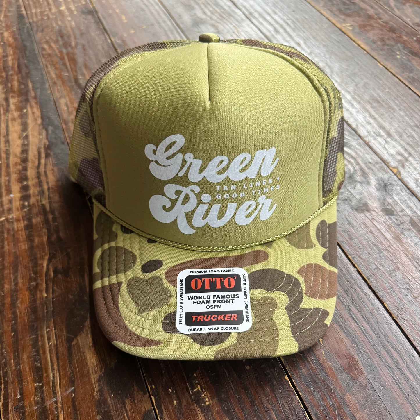 Green River Trucker Cap - Light Camo