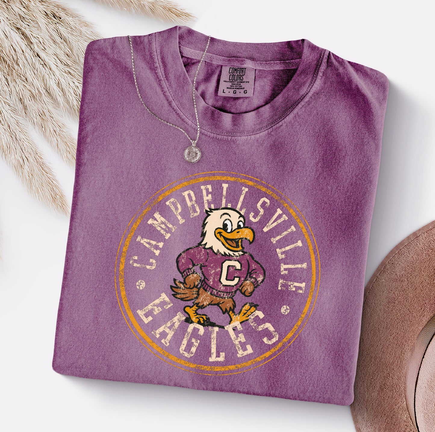 Vintage Campbellsville Eagles Tee