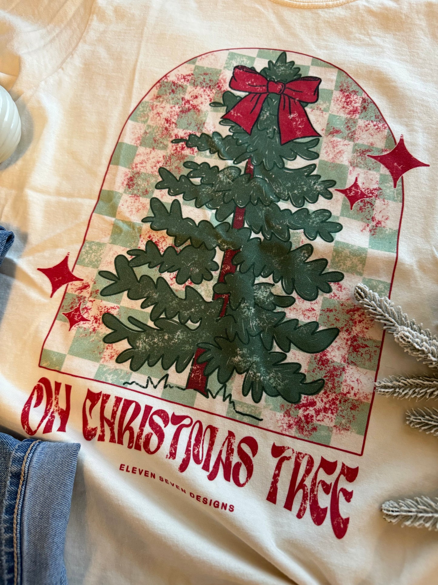 Oh Christmas Tree Retro Tee