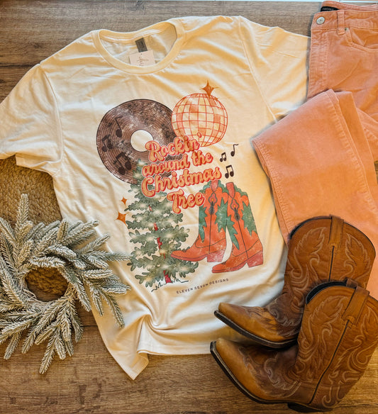 Rockin' Around the Christmas Tree Tee