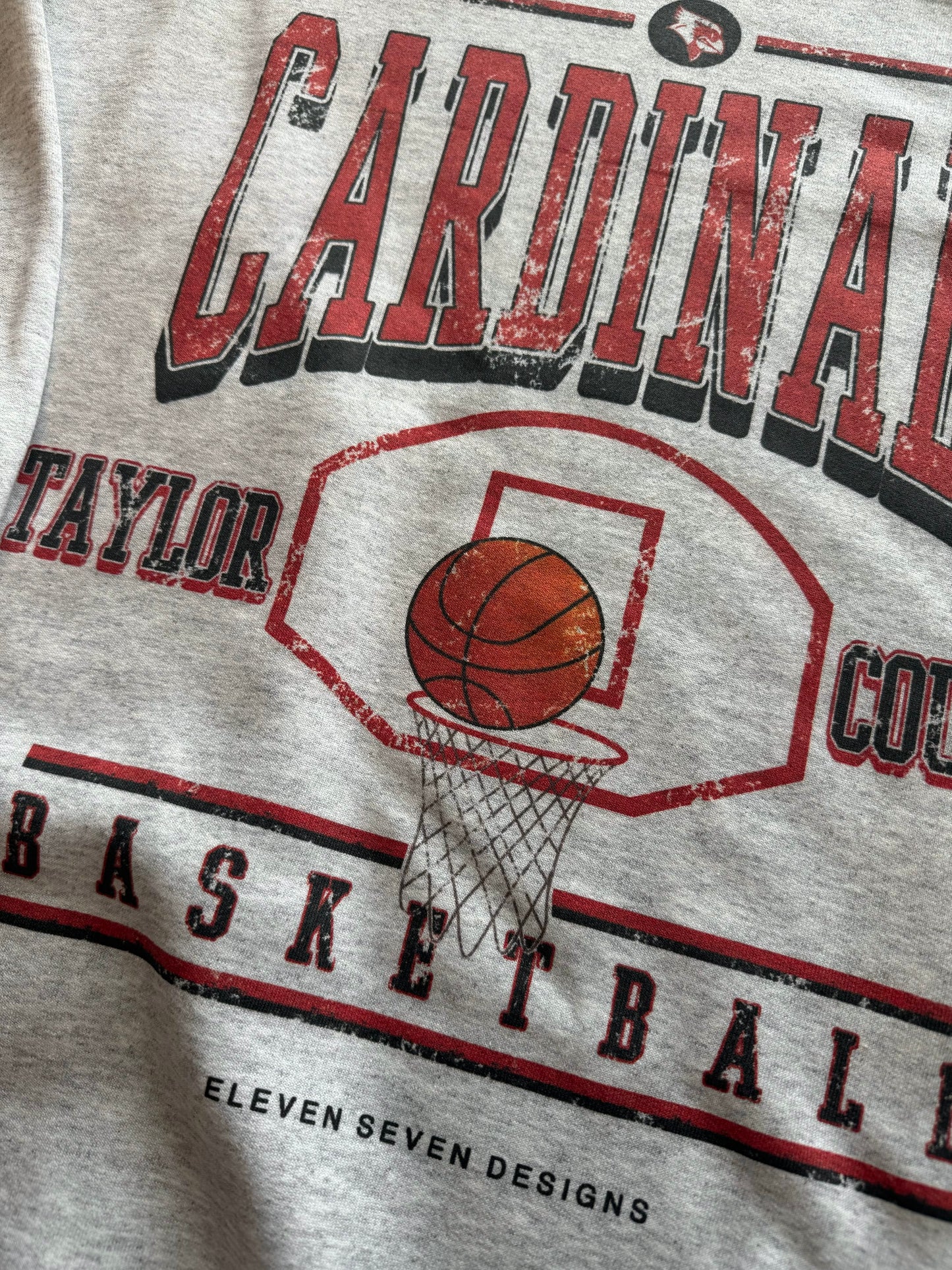 Taylor County Cardinals Basketball Sweatshirt