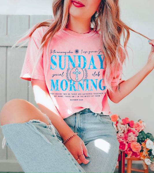 Sunday Morning Social Club Tee