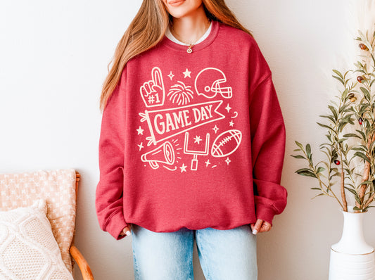 Game Day Sweatshirt - Red
