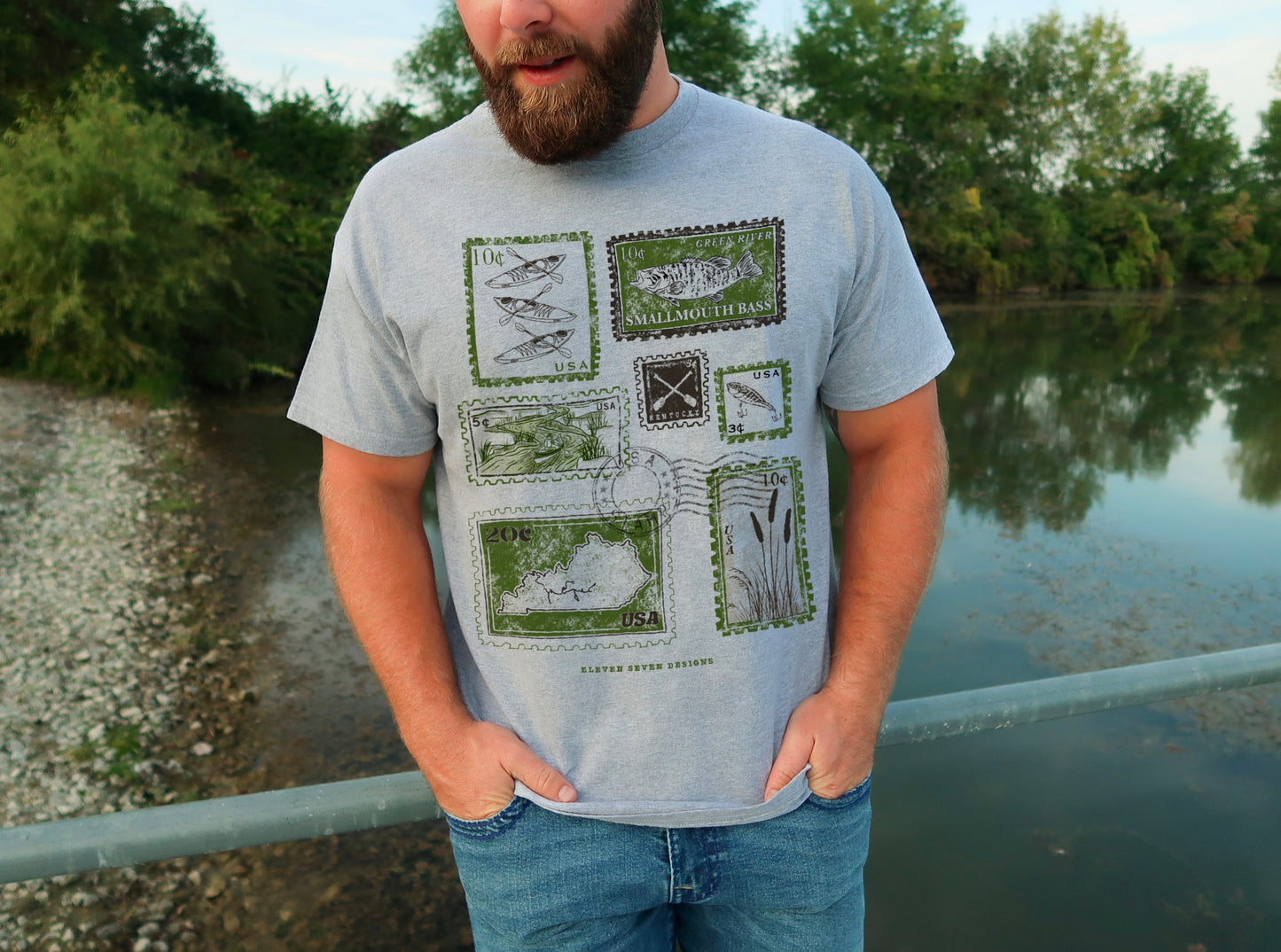 Green River Stamp Collection Tee