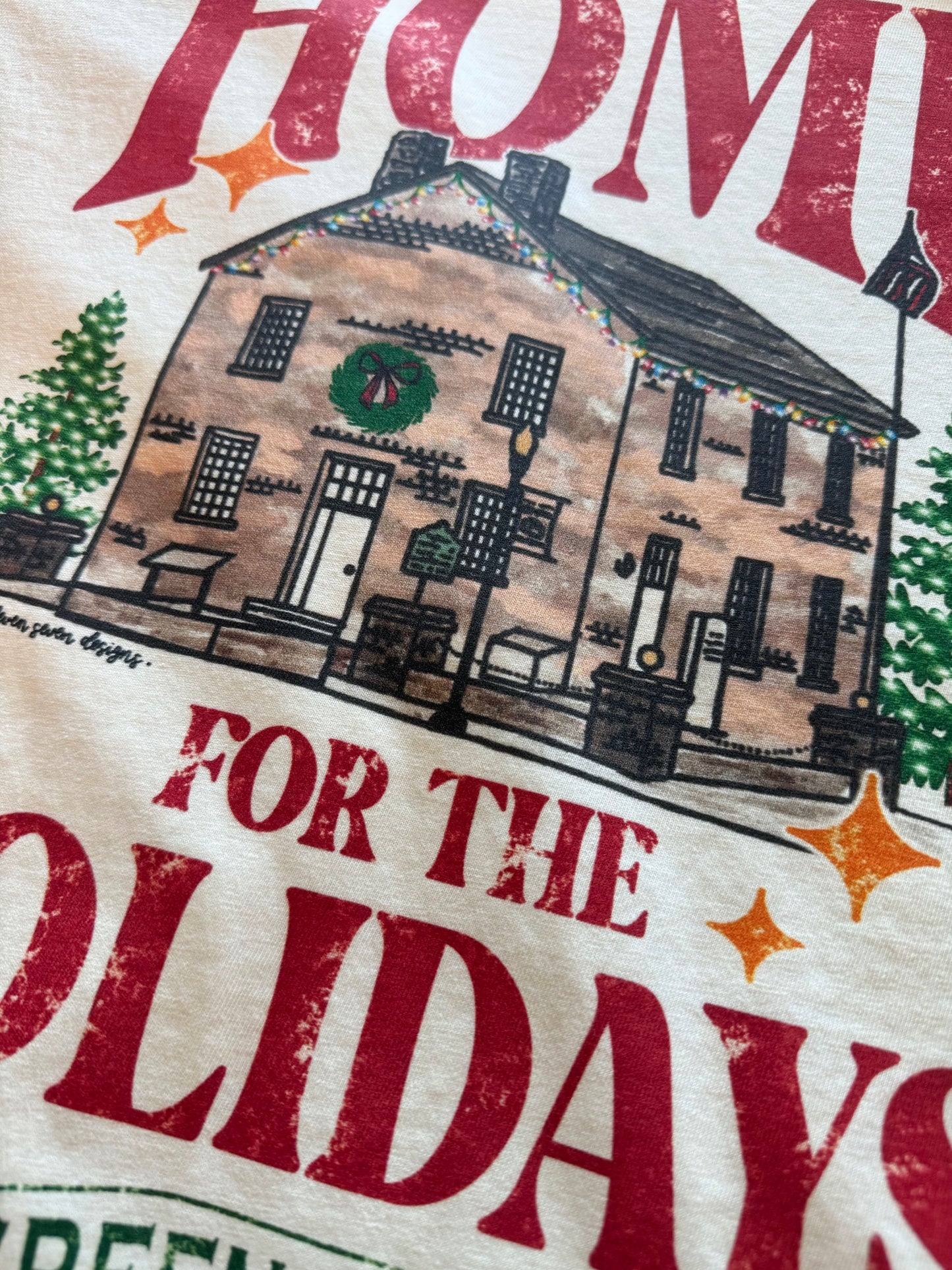 Home for the Holidays Tee - Greensburg