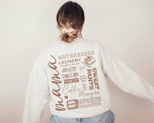 Mama Typography Sweatshirt