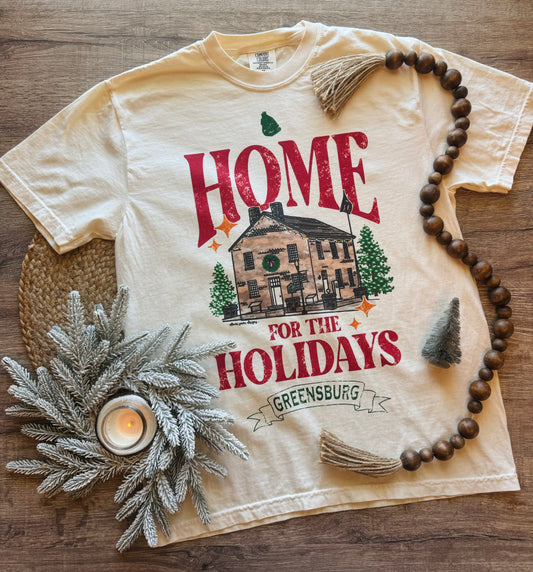 Home for the Holidays Tee - Greensburg