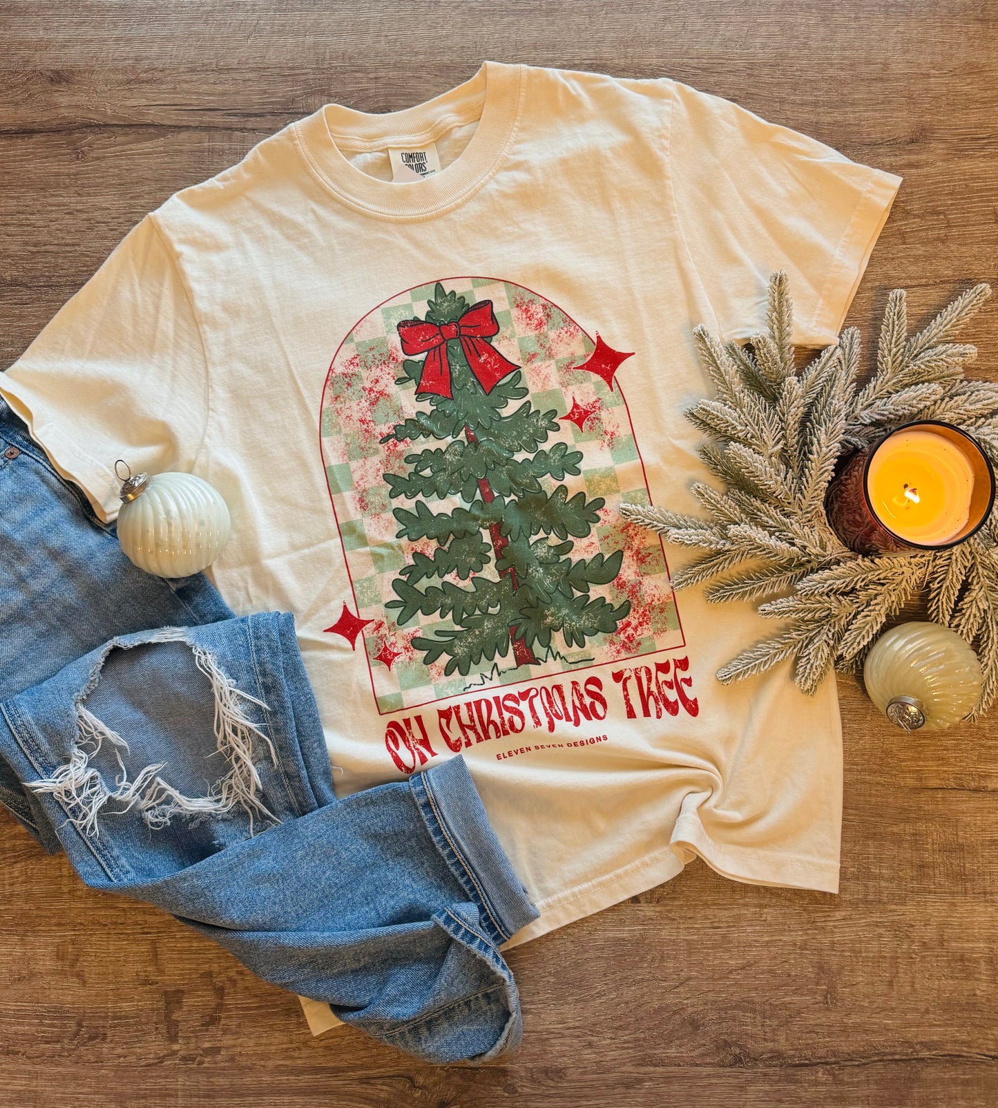 Oh Christmas Tree Retro Tee