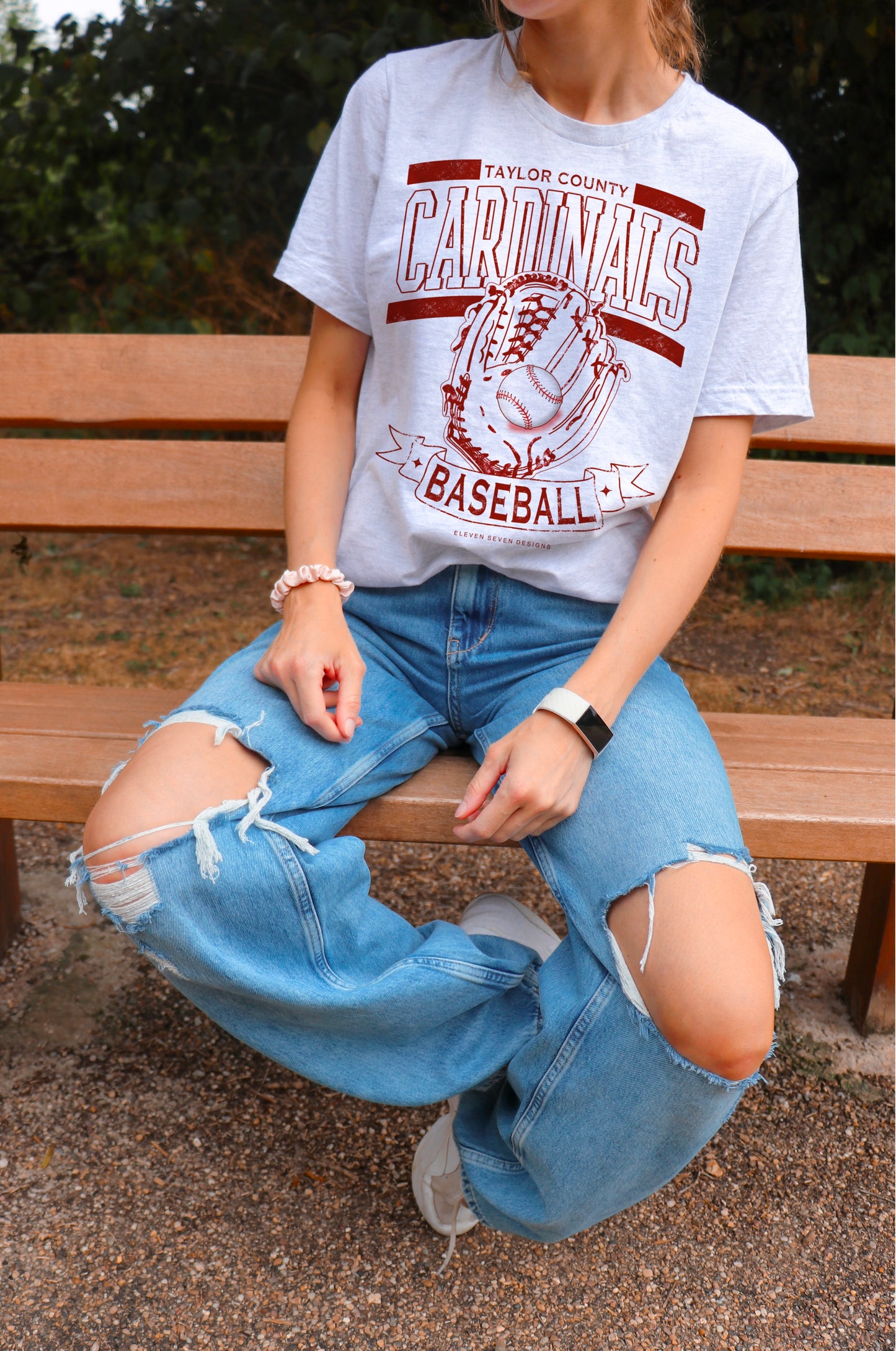 Taylor County Cardinals Baseball Tee