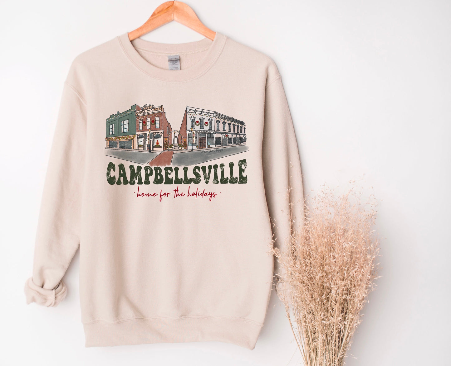 Campbellsville Mainstreet Christmas Sweatshirt
