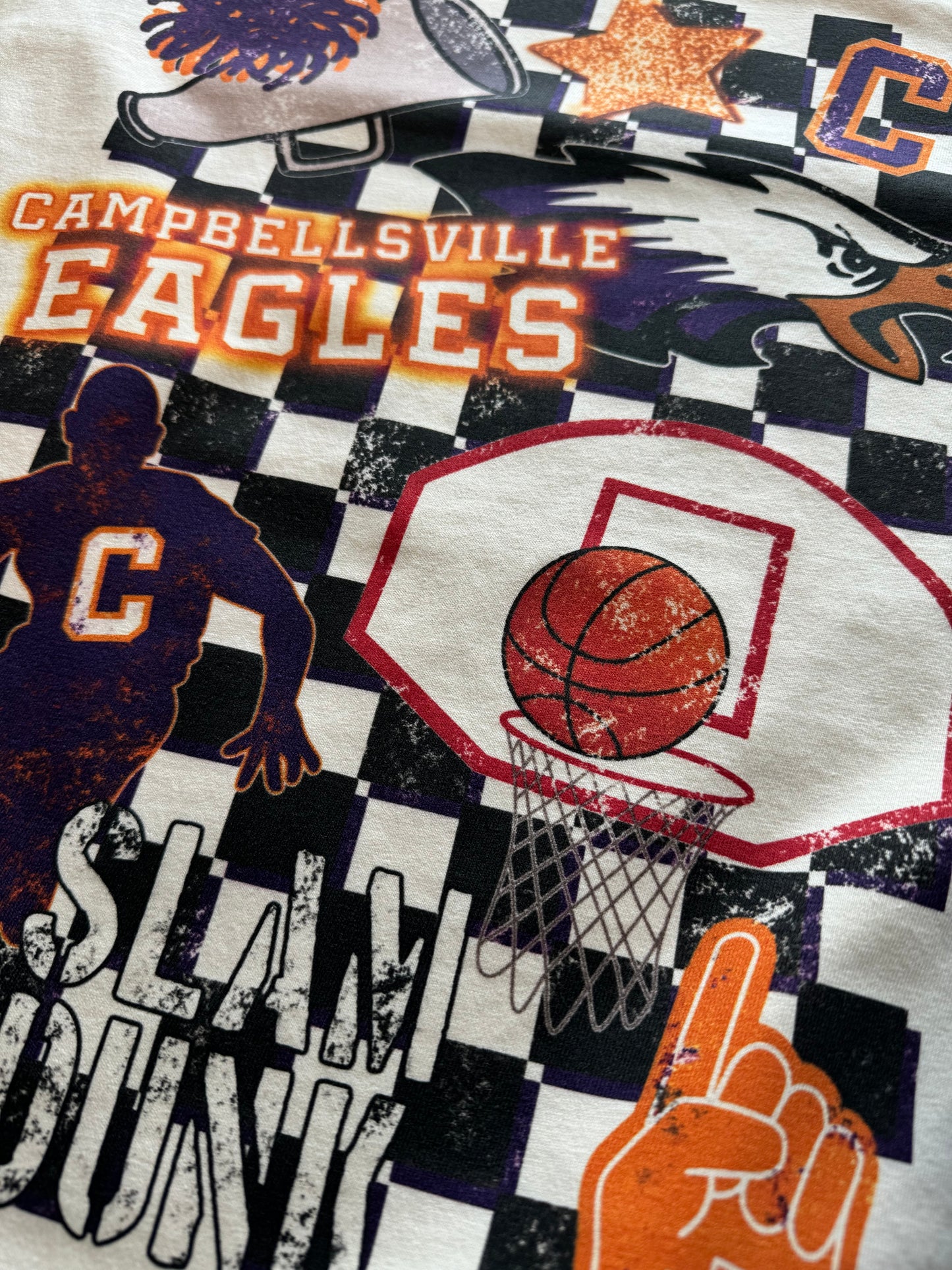 Campbellsville Basketball Icon Tee