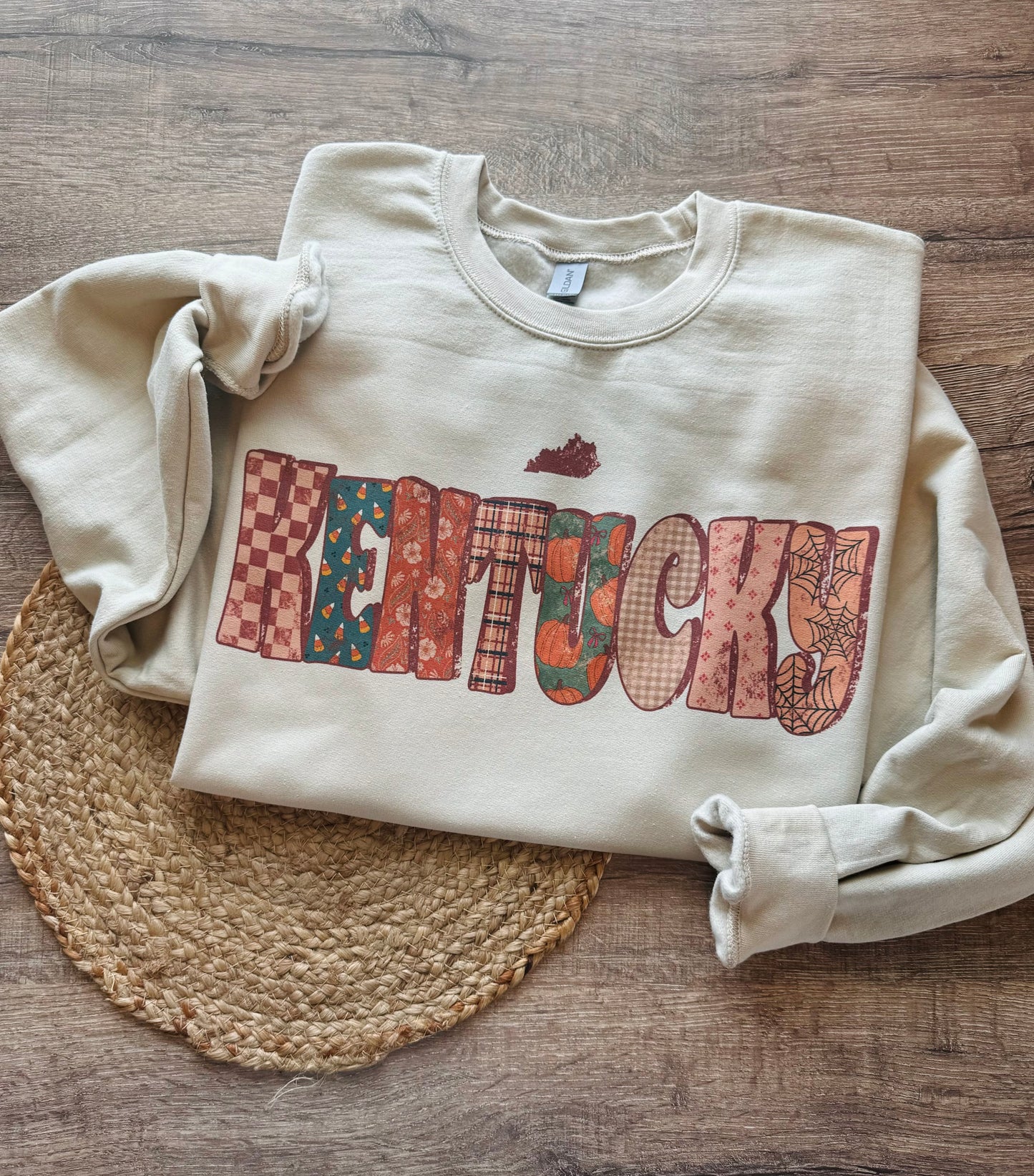 Fall Patterned Kentucky Sweatshirt