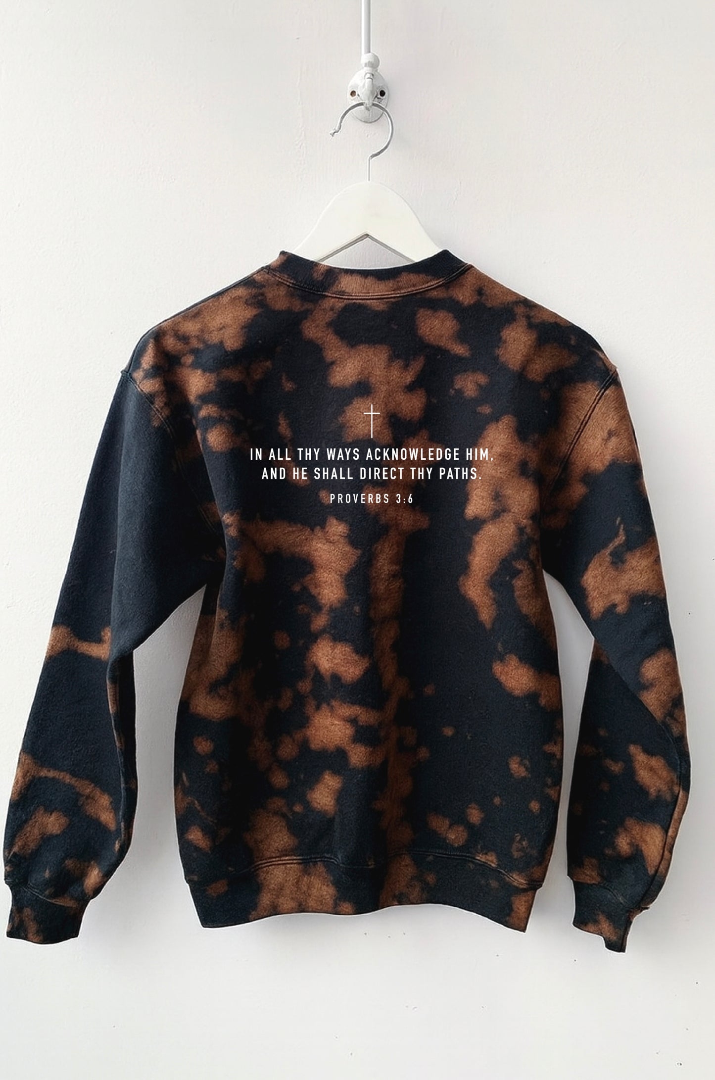 Straight Paths Bleached Sweatshirt