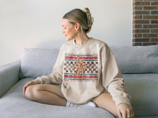 Checks + Stripes Vintage Indians Crewneck