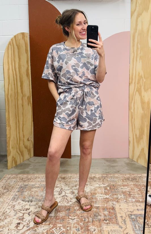 Camo Tee & Short Set
