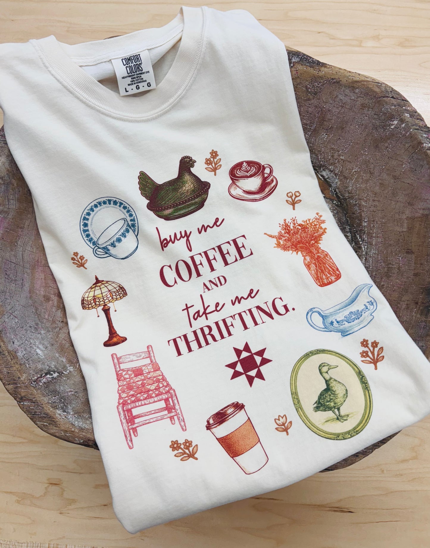 Buy Me Coffee & Take Me Thrifting Tee