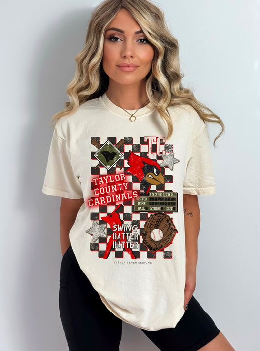 Taylor County Baseball Tee