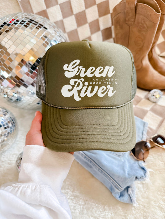 Green River Trucker Cap - Olive