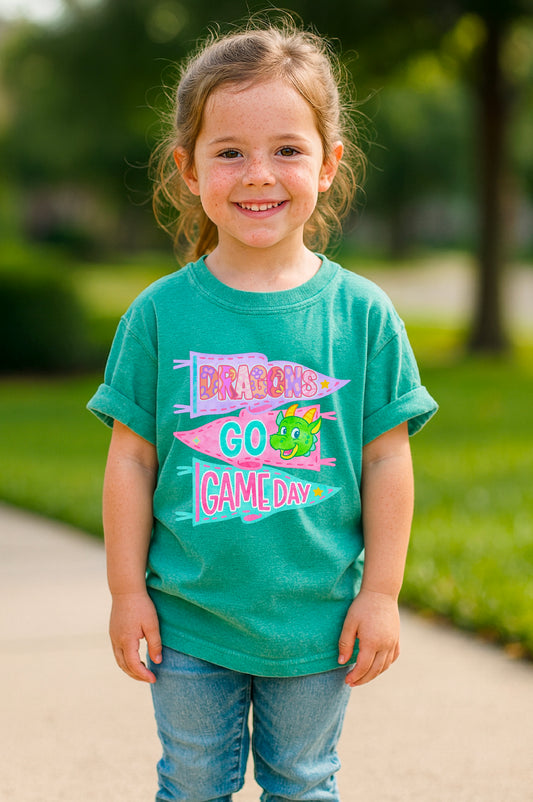 KIDS Pastel Flags Dragons Tee