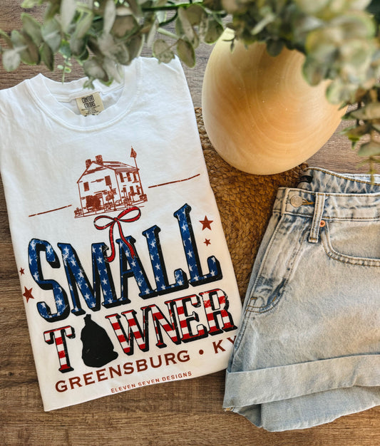 Small Towner - Greensburg Stars & Stripes Tee