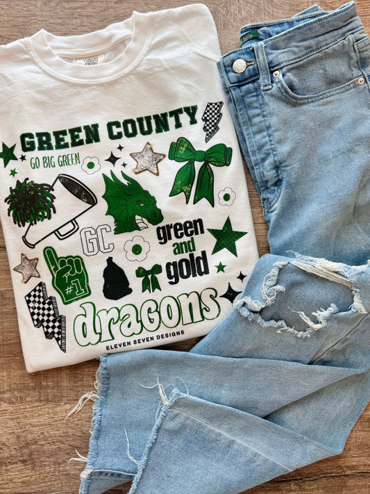 Green County Spirit Tee