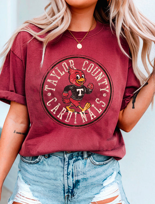 Vintage Taylor County Cardinals Tee