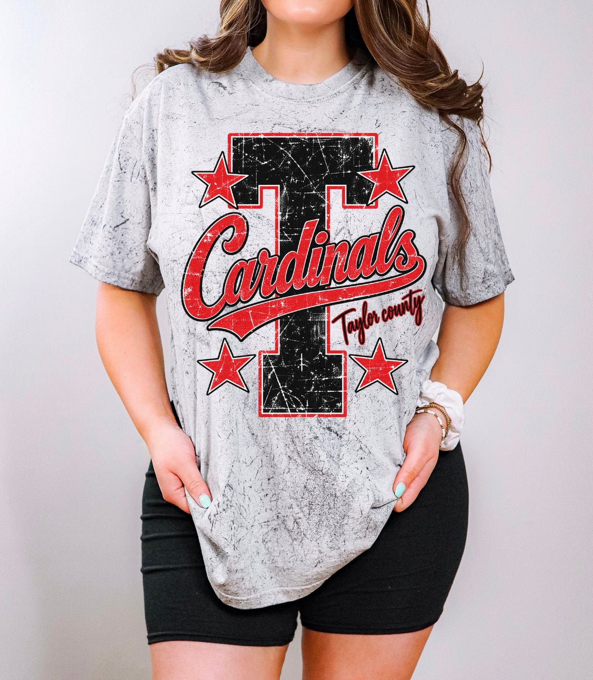 Large Letter Cardinals Tee