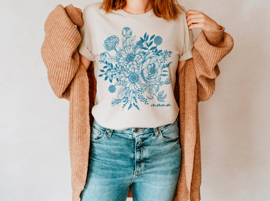 Mama Floral Tee