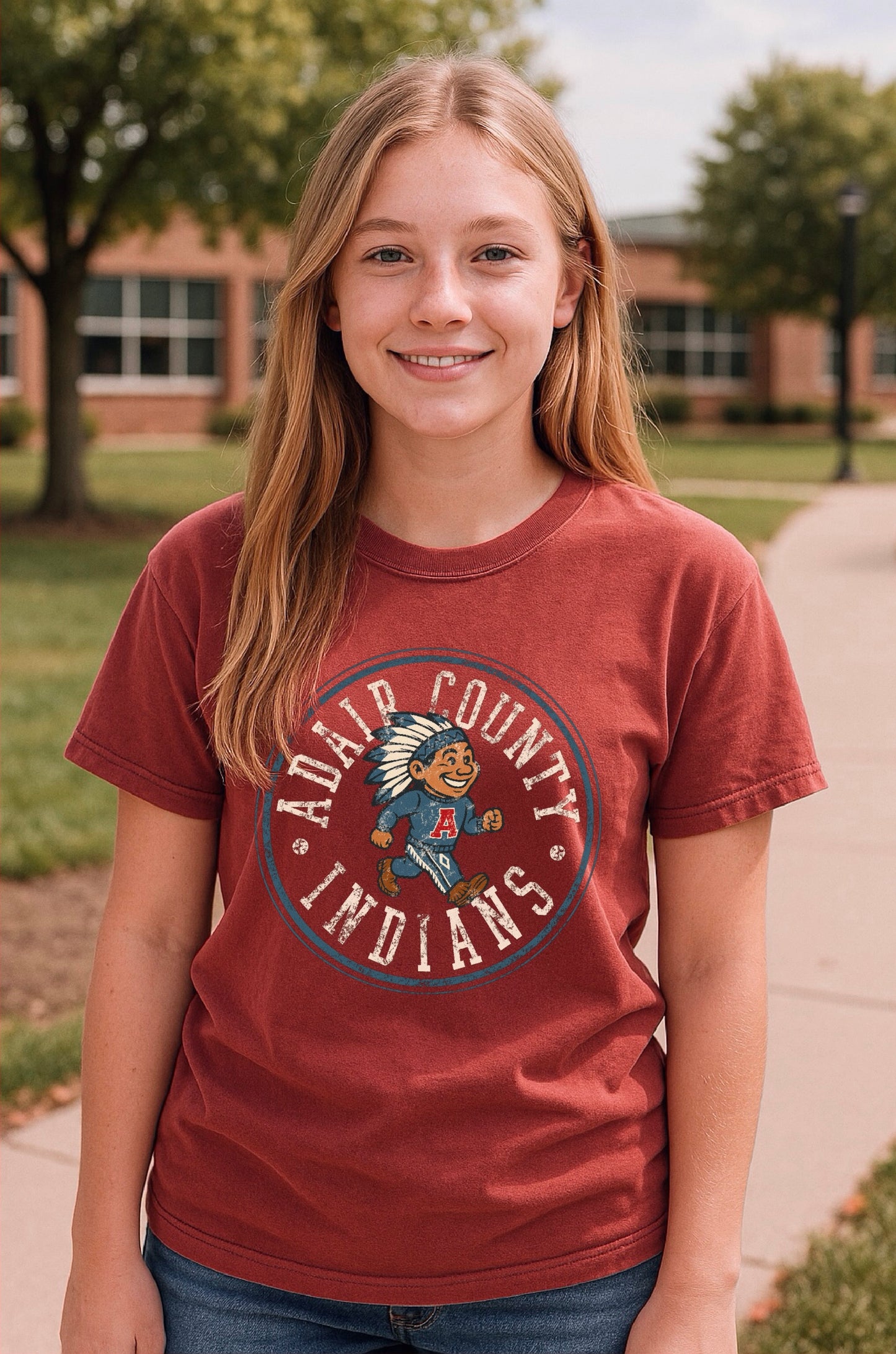 Vintage Adair County Indians Tee